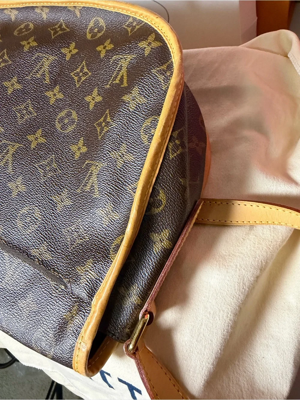 Louis Vuitton Menilmontant MM Monogram Canvas Crossbody Bag |